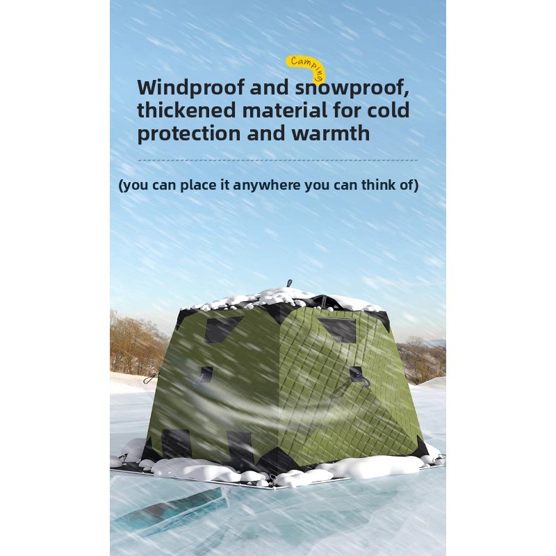 Cabane de pêche sur glace hexa - Fishing Equipment Needed avis et prix