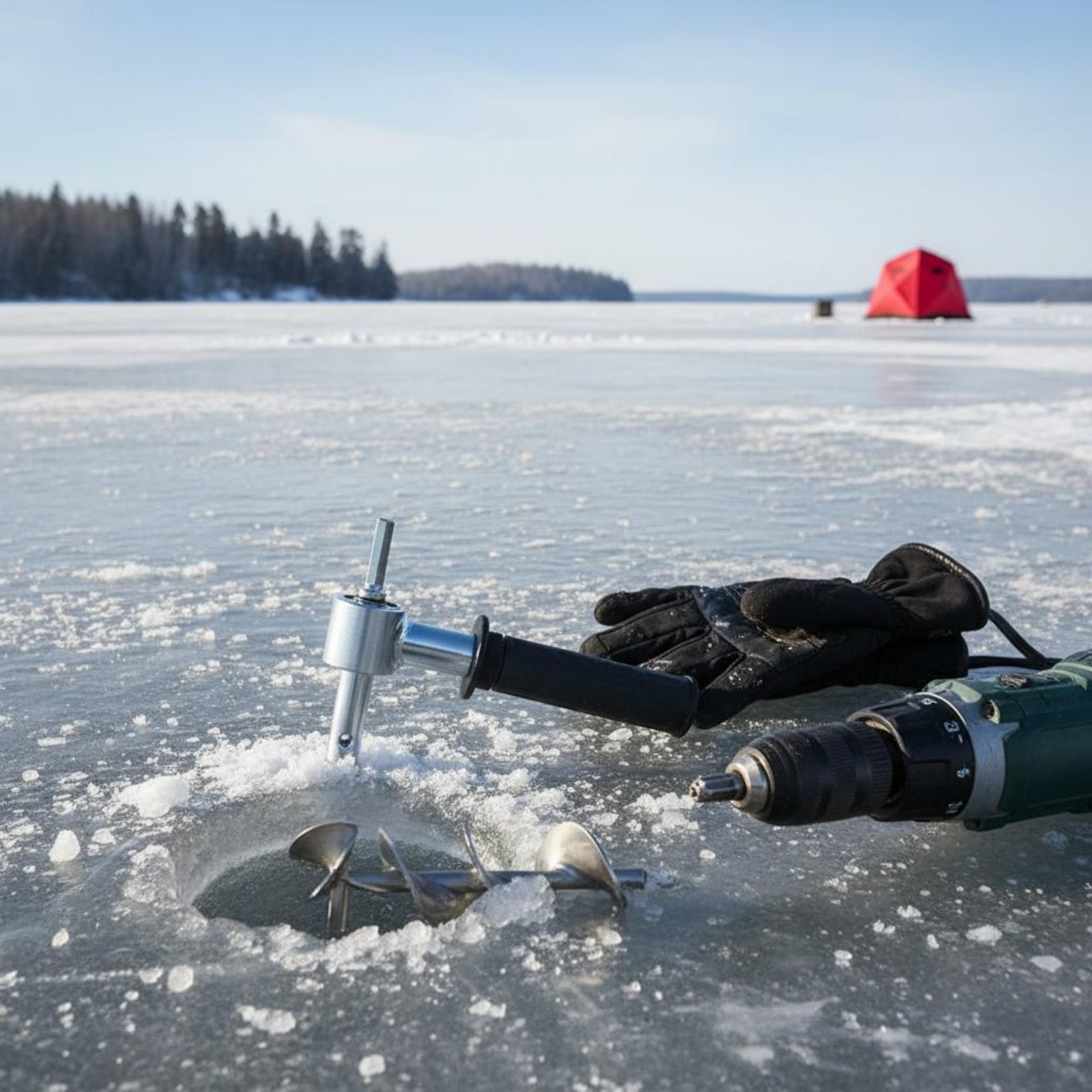 Adaptateur de perceuse à glace - Fishing Equipment avis et prix