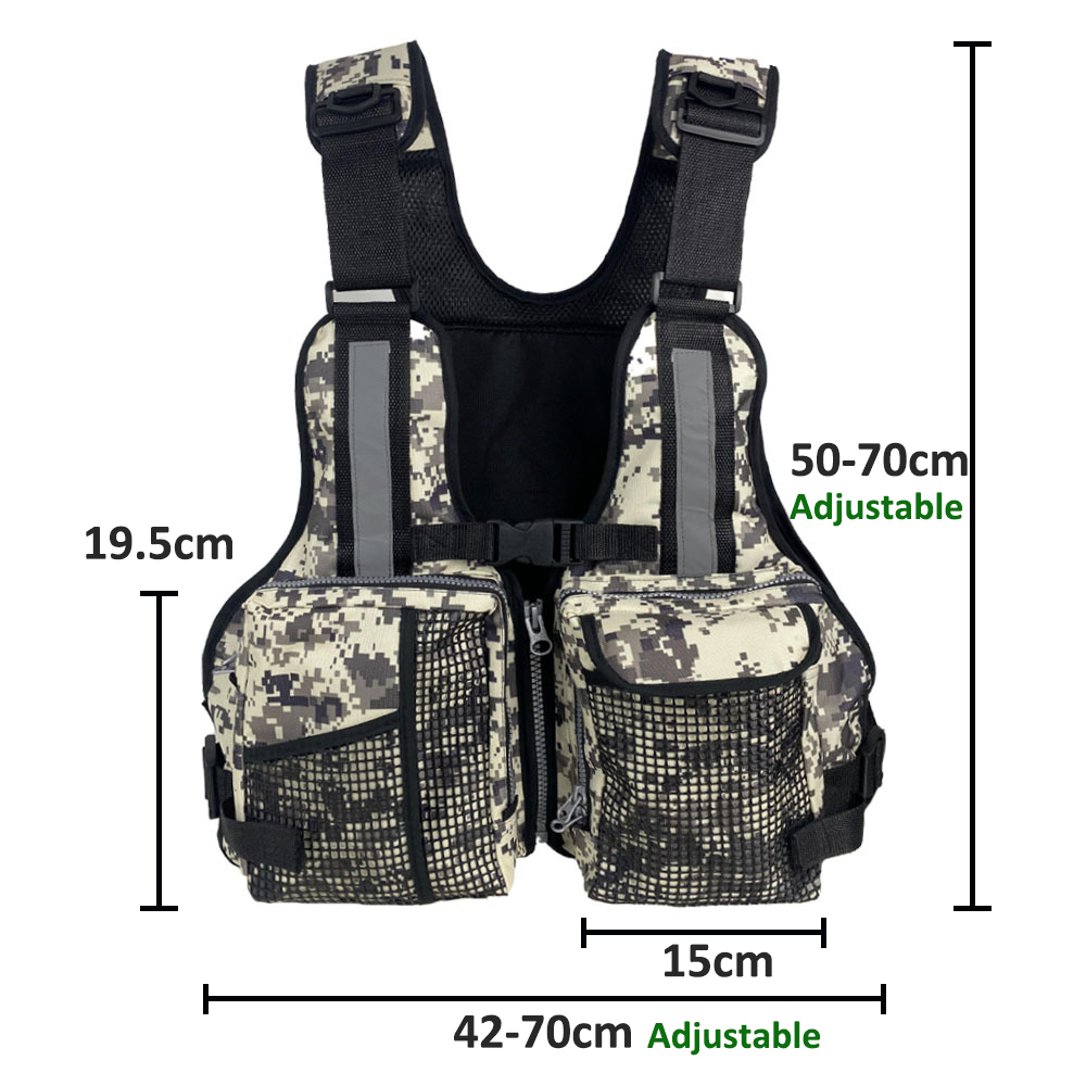 Gilet de pêche d'extérieur ave - Fishing Equipment avis et prix