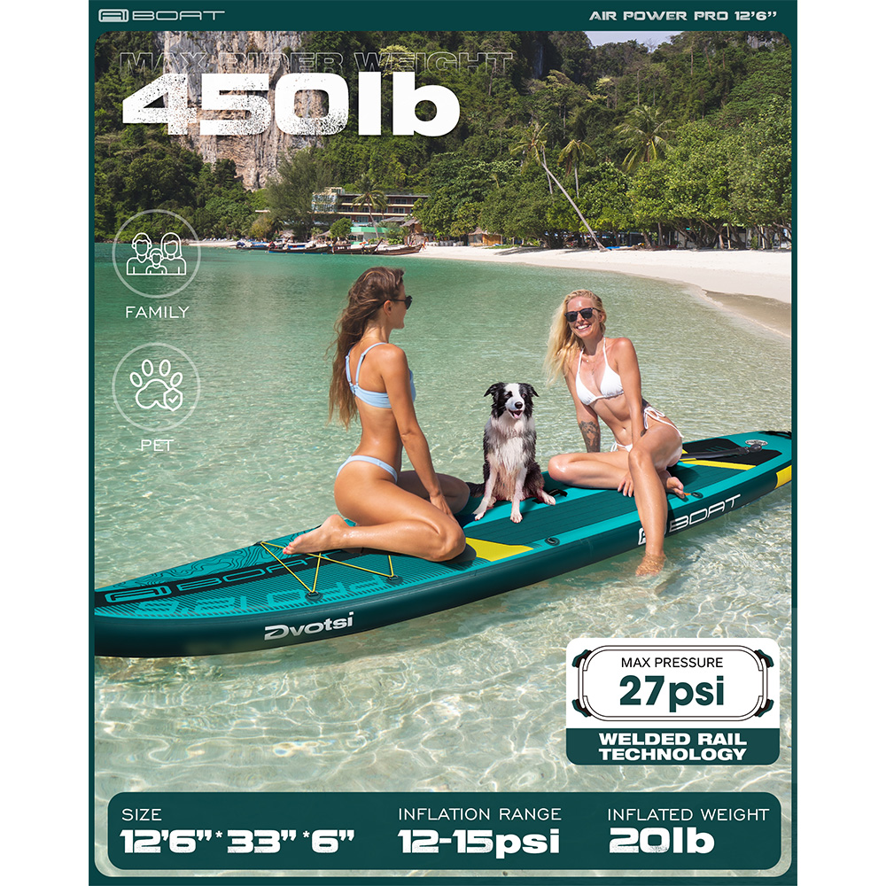 AIBOAT Green Pro SUP Planche d - Fishing Equipment For Beginners avis et prix