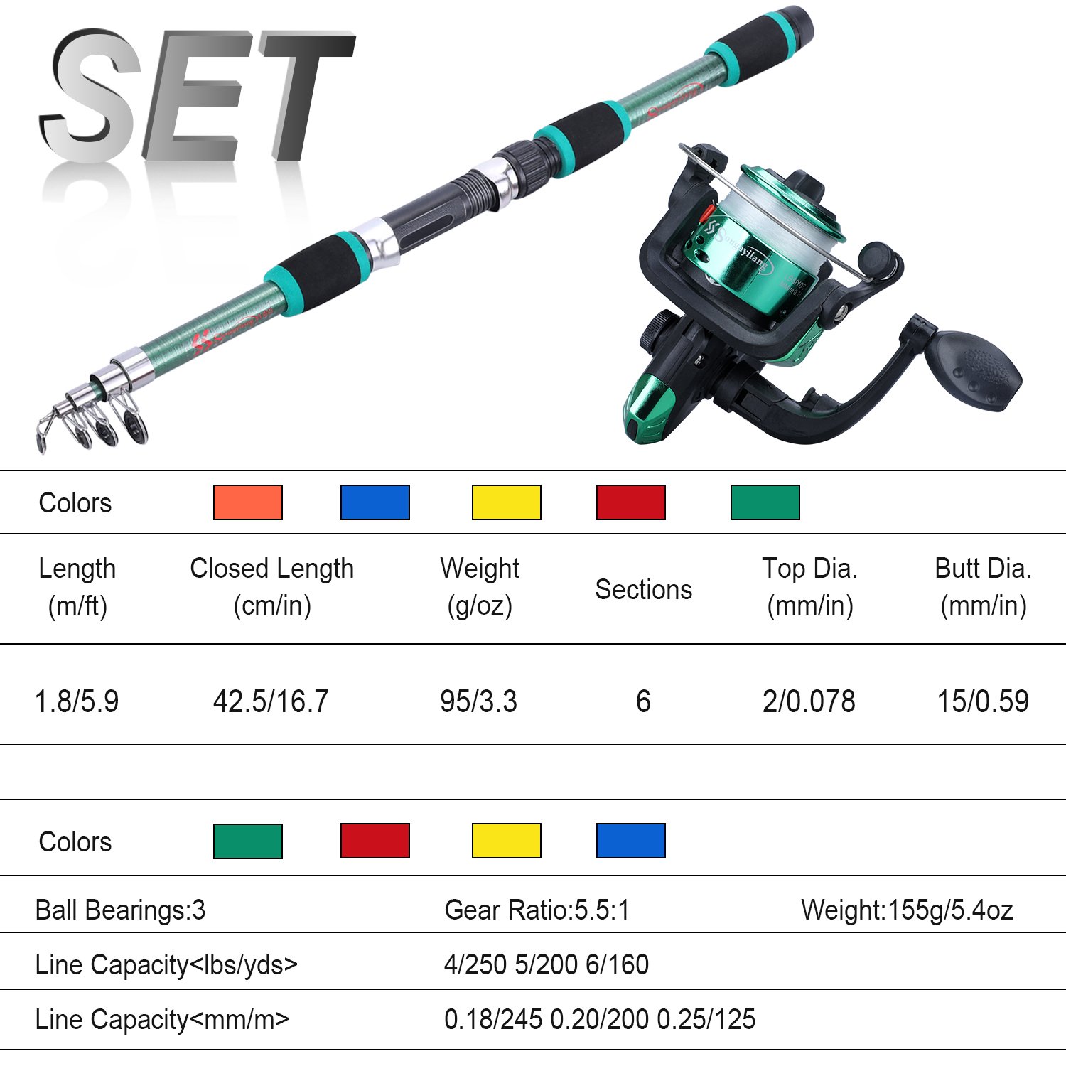 Sougayilang canne à pêche téle - Fishing Equipment Online avis et prix